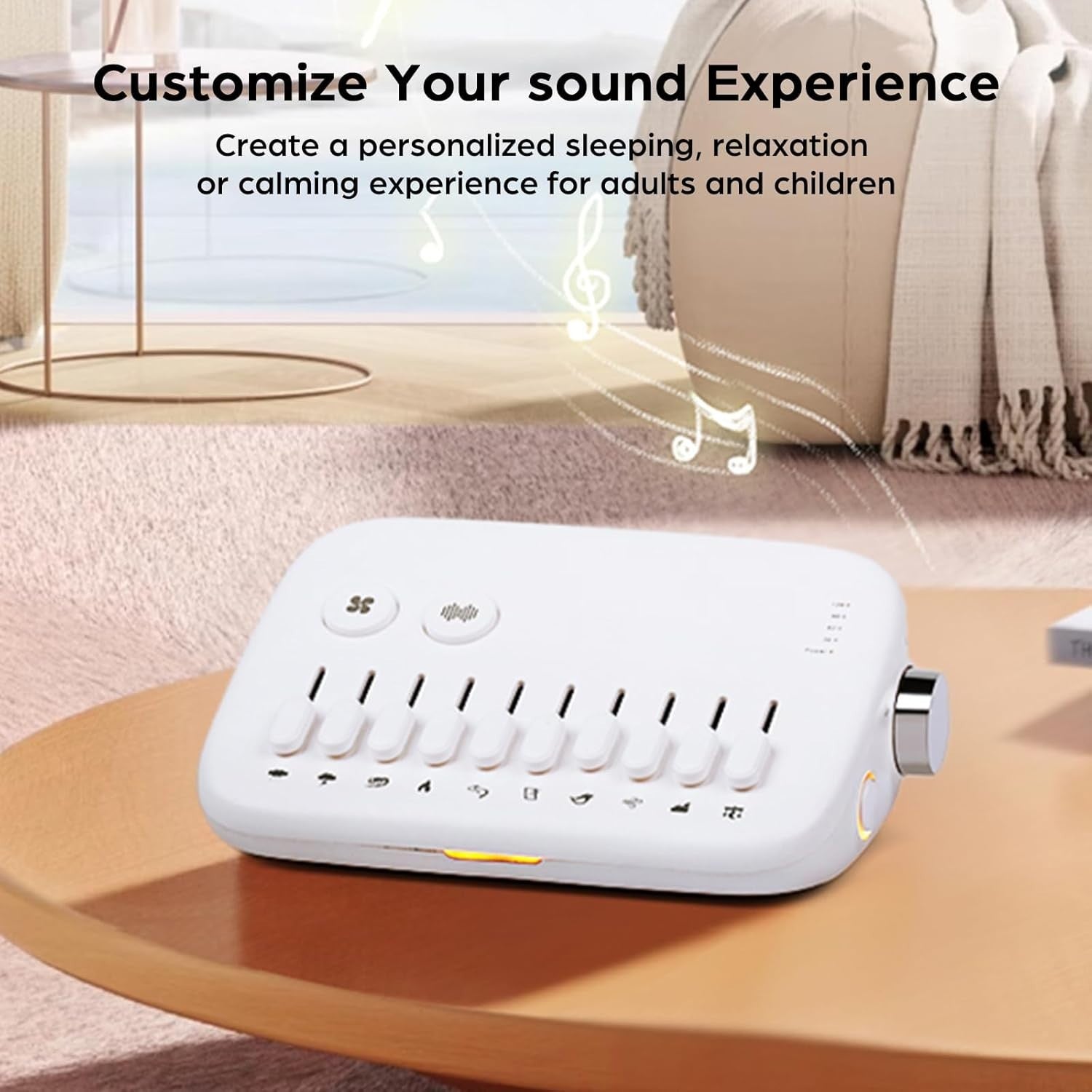 White Noise Machine 10 Nature Sounds 288 Mix Timer Portable Sleep Aid