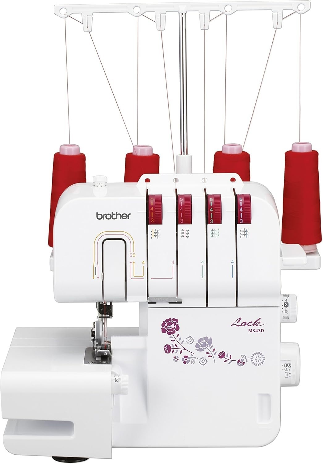 4 Thread Overlock Serger Machine Differential Feed Rolled Hem