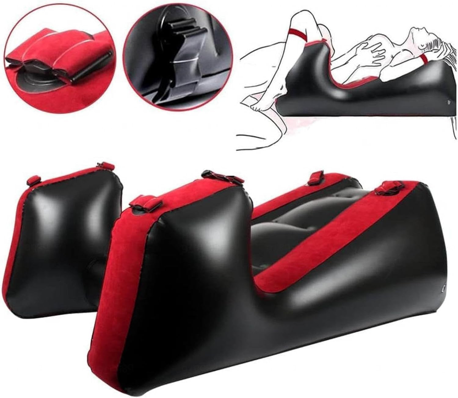 Electric Inflatable Air Bed Mattress Quick Inflate Camping Indoor/Outdoor