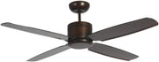 Pepeo Turno 132CM Ceiling Fan, 6-Speed Reversible Motor, Remote, Bronze