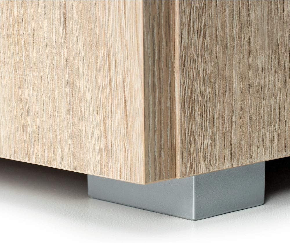 Oak Sideboard Storage Cabinet 3 Door 2 Drawer Unit 107cm MDF Modern