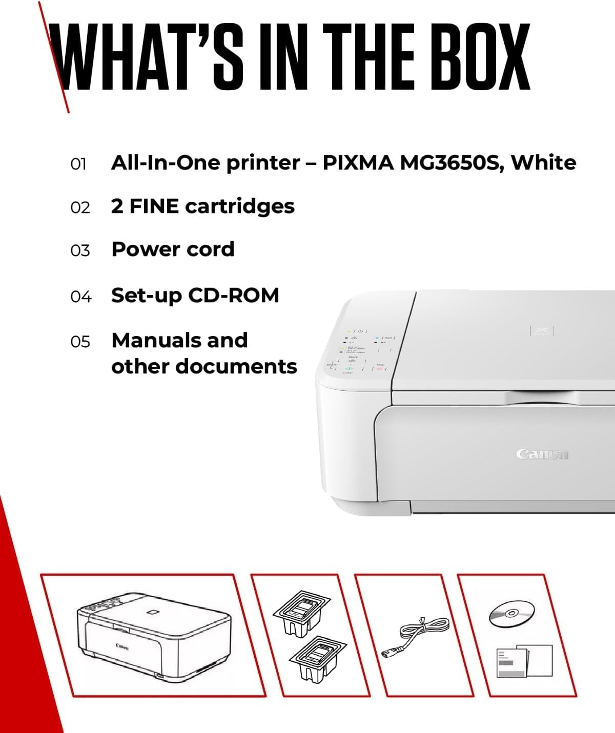Wireless Colour Inkjet Printer A4 Auto-Duplex Home Use