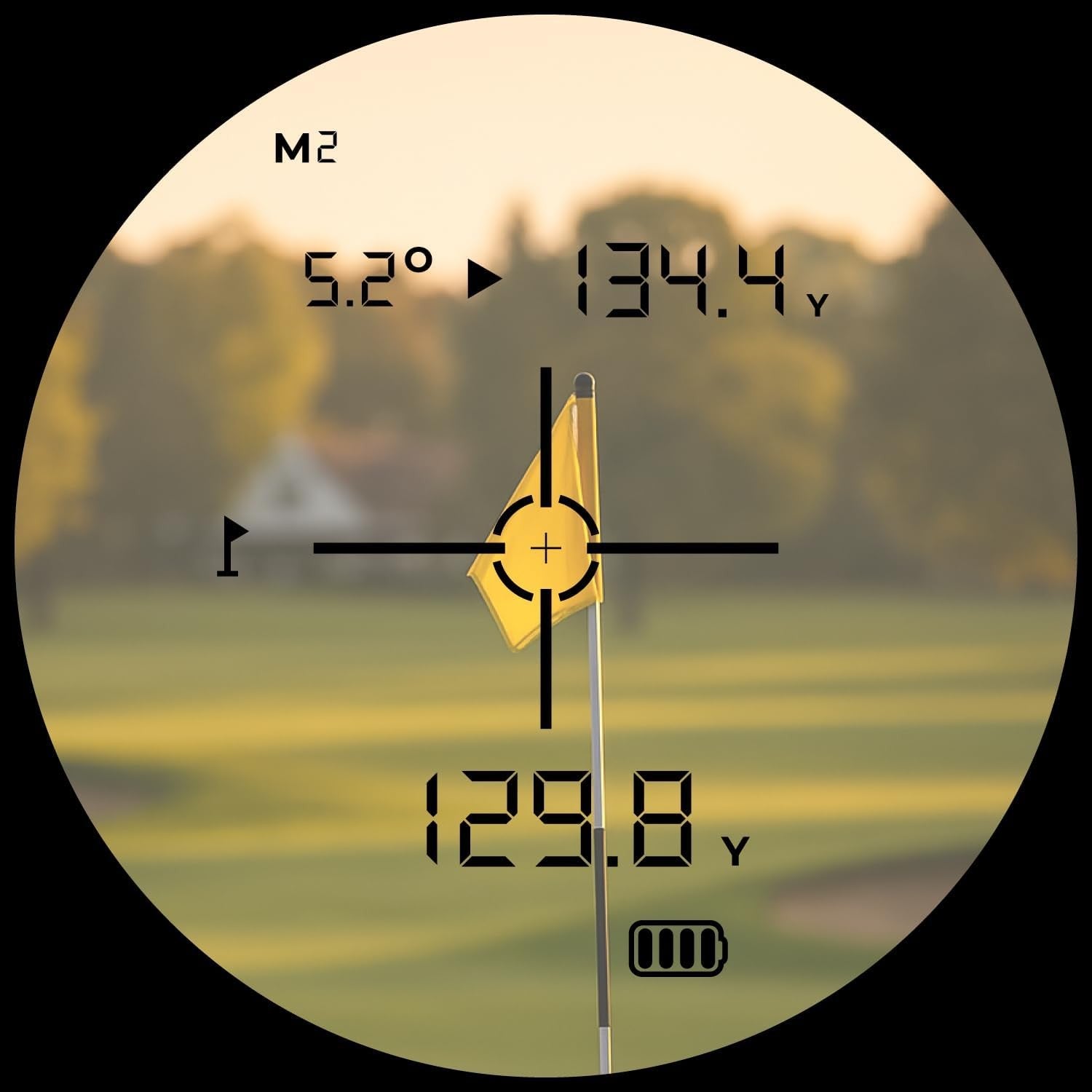 Golf Laser Rangefinder with Slope Rechargeable Distance Measuring Device