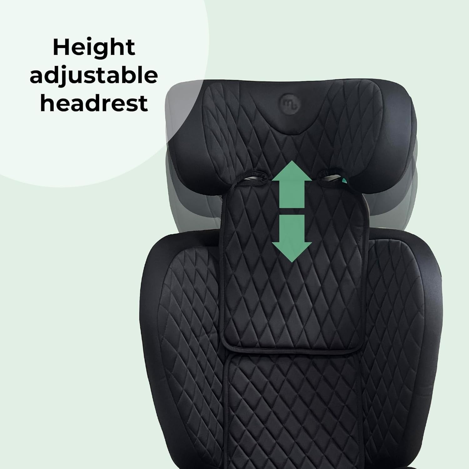 Highback Booster Car Seat ISOFIX Group 2/3 4–12Y i-Size Adjustable Headrest