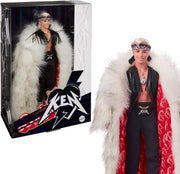 Movie Inspired Ken Doll Faux Fur Coat Fringe Vest Collectible