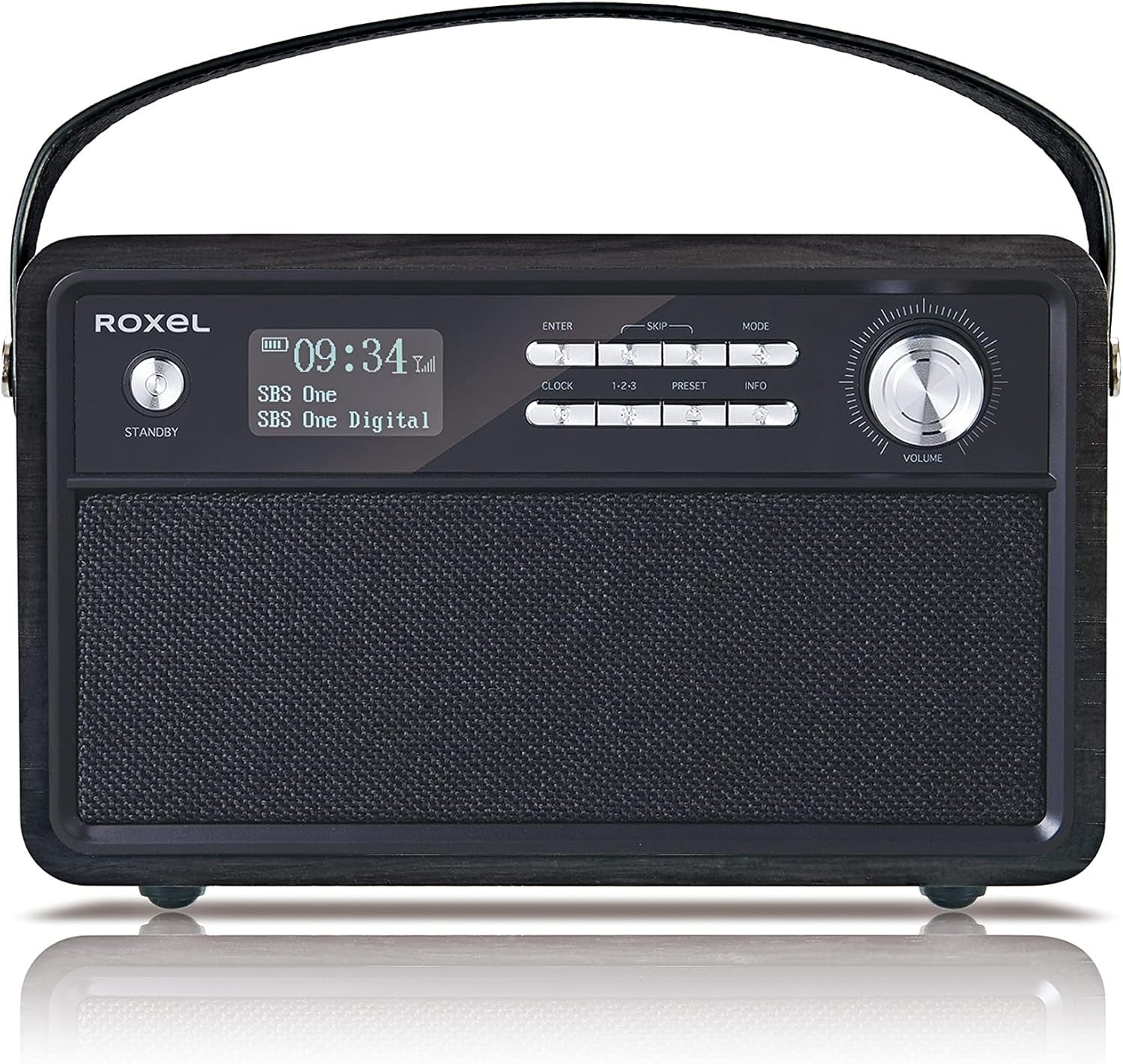 Retro DAB+/FM Bluetooth Wireless Alarm Clock Radio USB TF AUX