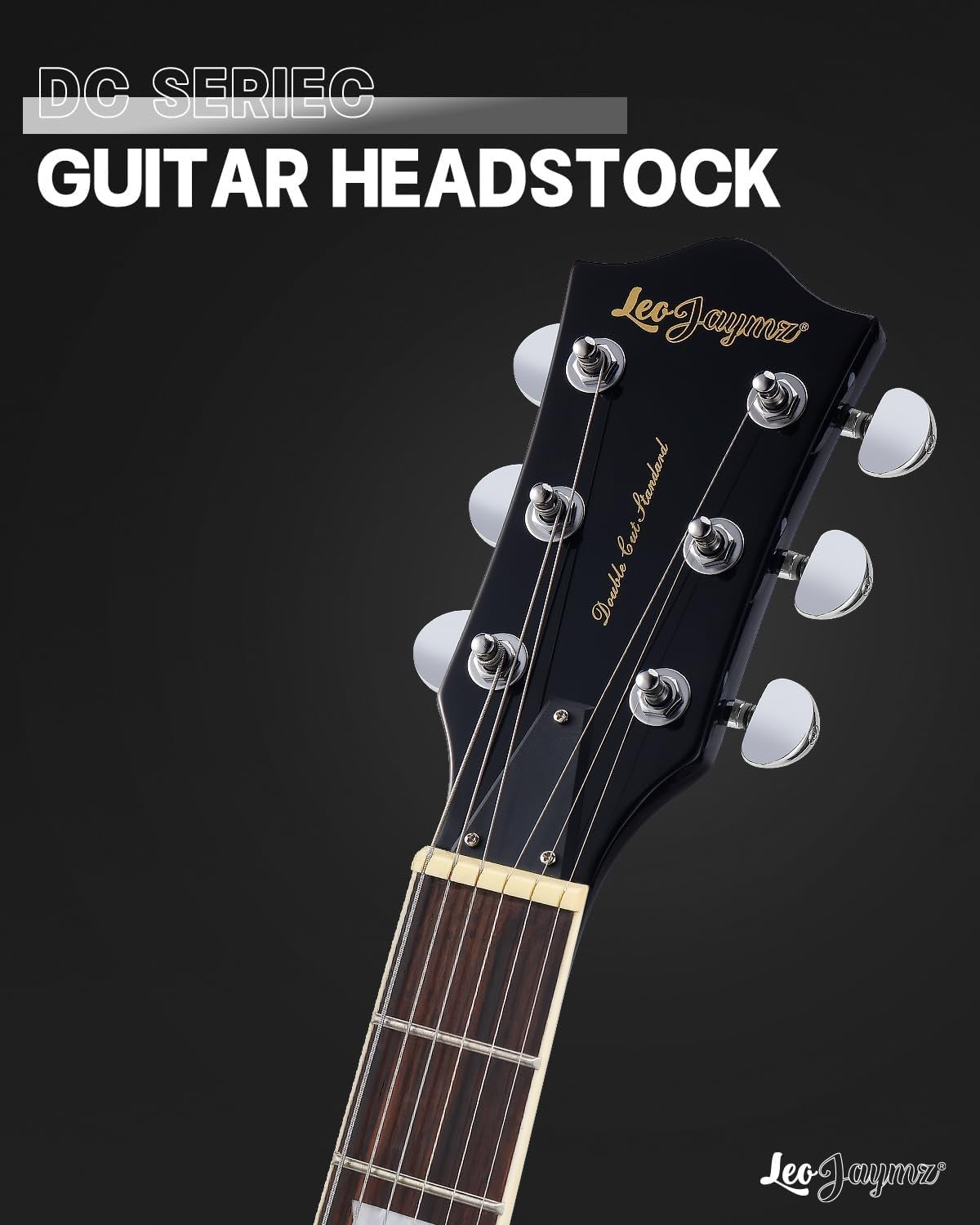 39in Solid Body Electric Guitar Poplar Maple Neck Black