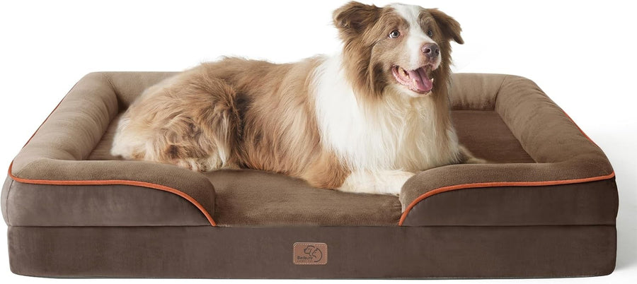 Large Orthopedic Dog Bed Sofa 97x71cm Washable Waterproof