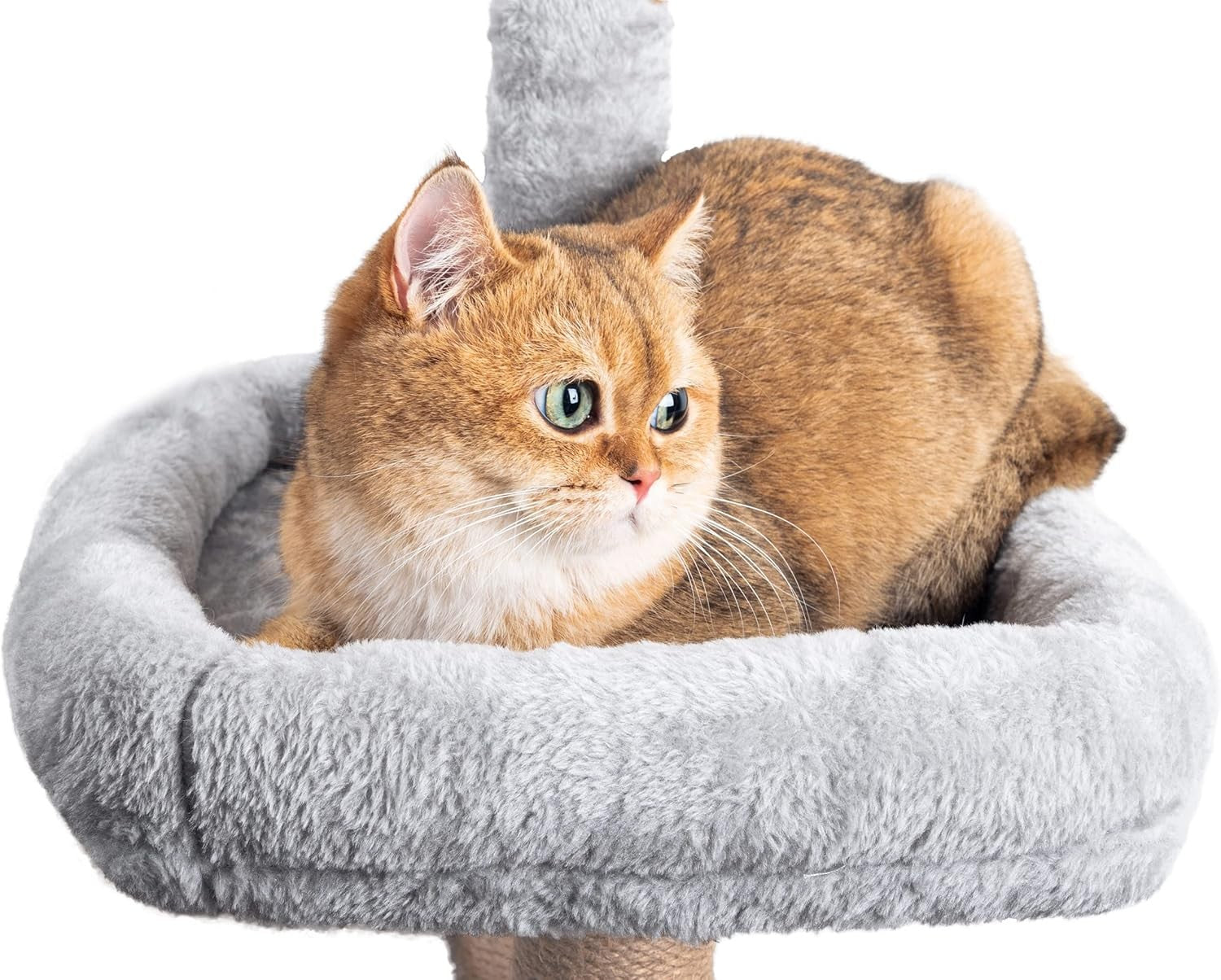 145cm Cat Tree Tower Multi Level Scratching Post Indoor Climber with Hammock