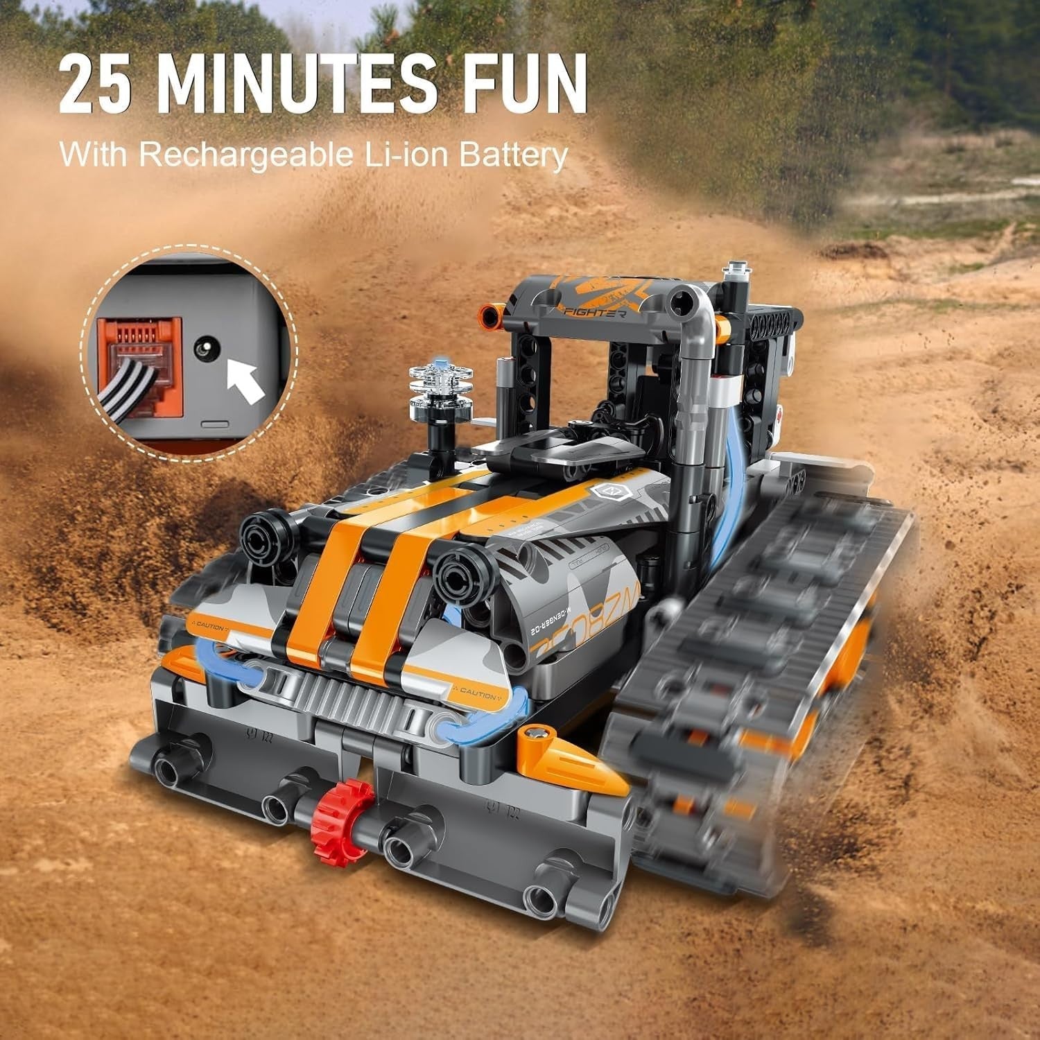 5-in-1 RC Robot Building Set 554PCS – App & Remote Control STEM Toy Gift