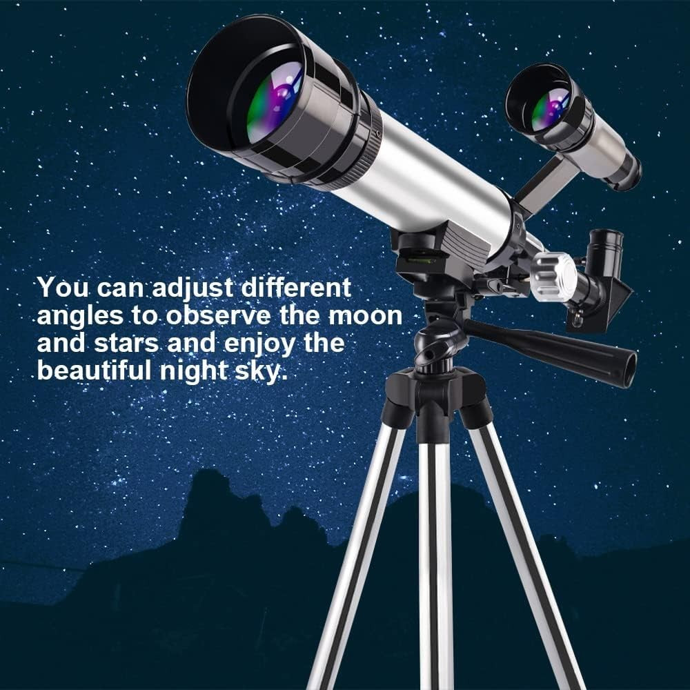 Kids 60mm Refractor Telescope High Magnification Tripod Beginner Science Kit