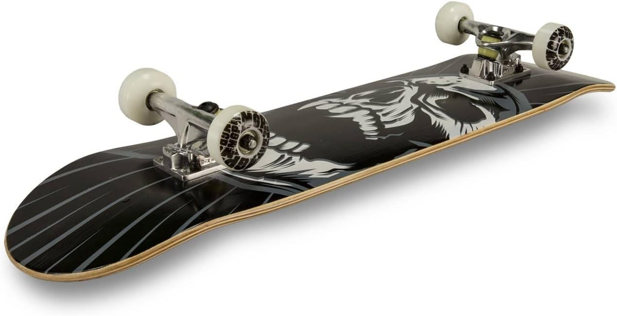 31" Youth Skateboard Double-Kick Maple Deck with 54mm Wheels