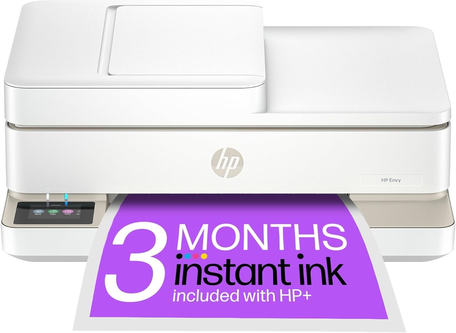 Beige Wireless Colour Inkjet All-in-One Printer A4 Scan Copy Print