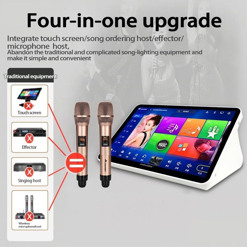 Chinese Karaoke Machine 15.6" Touchscreen, Cloud Songs, 1TB