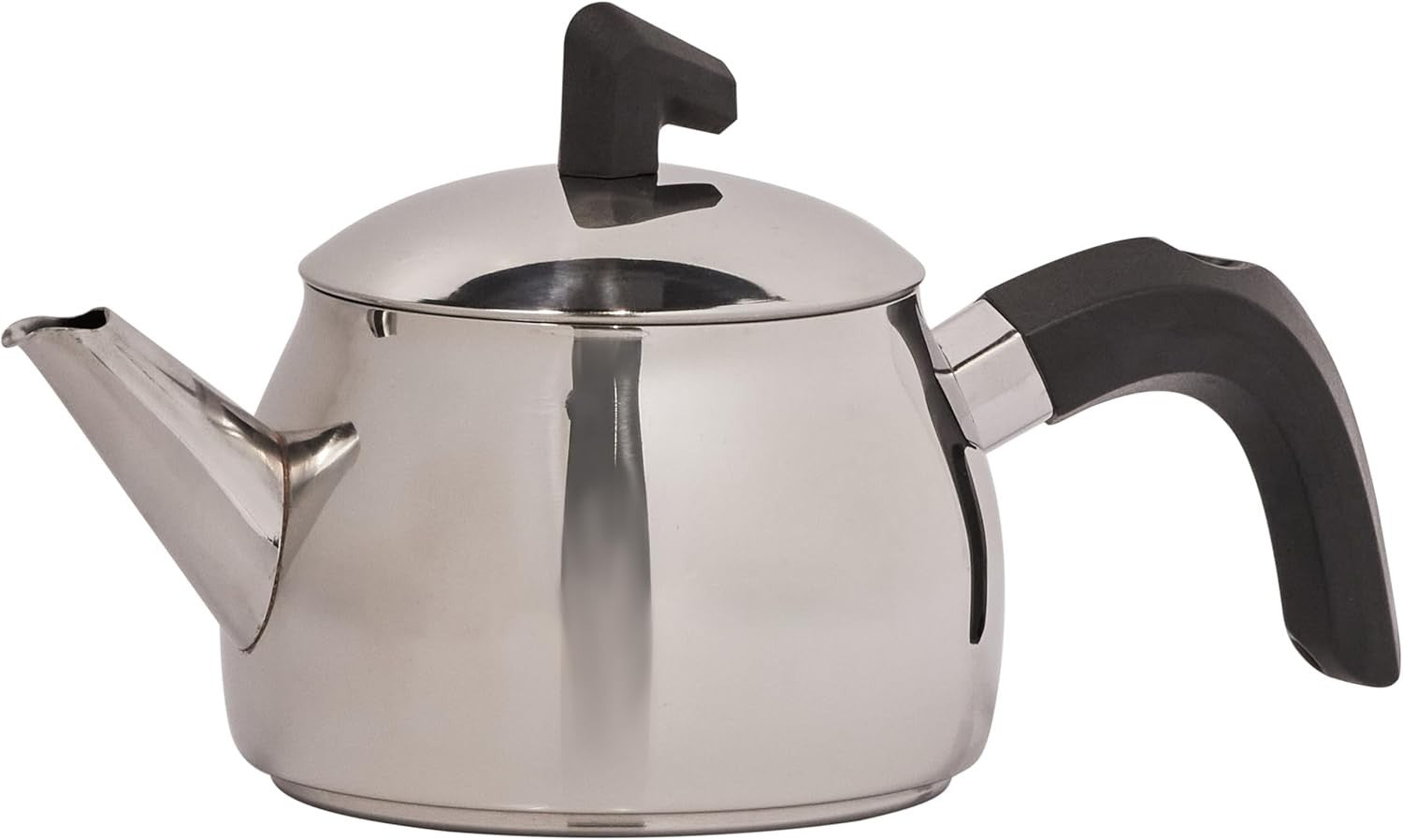 Stainless Steel Turkish Tea Pot Set 2.6L Infuser Kettle Induction