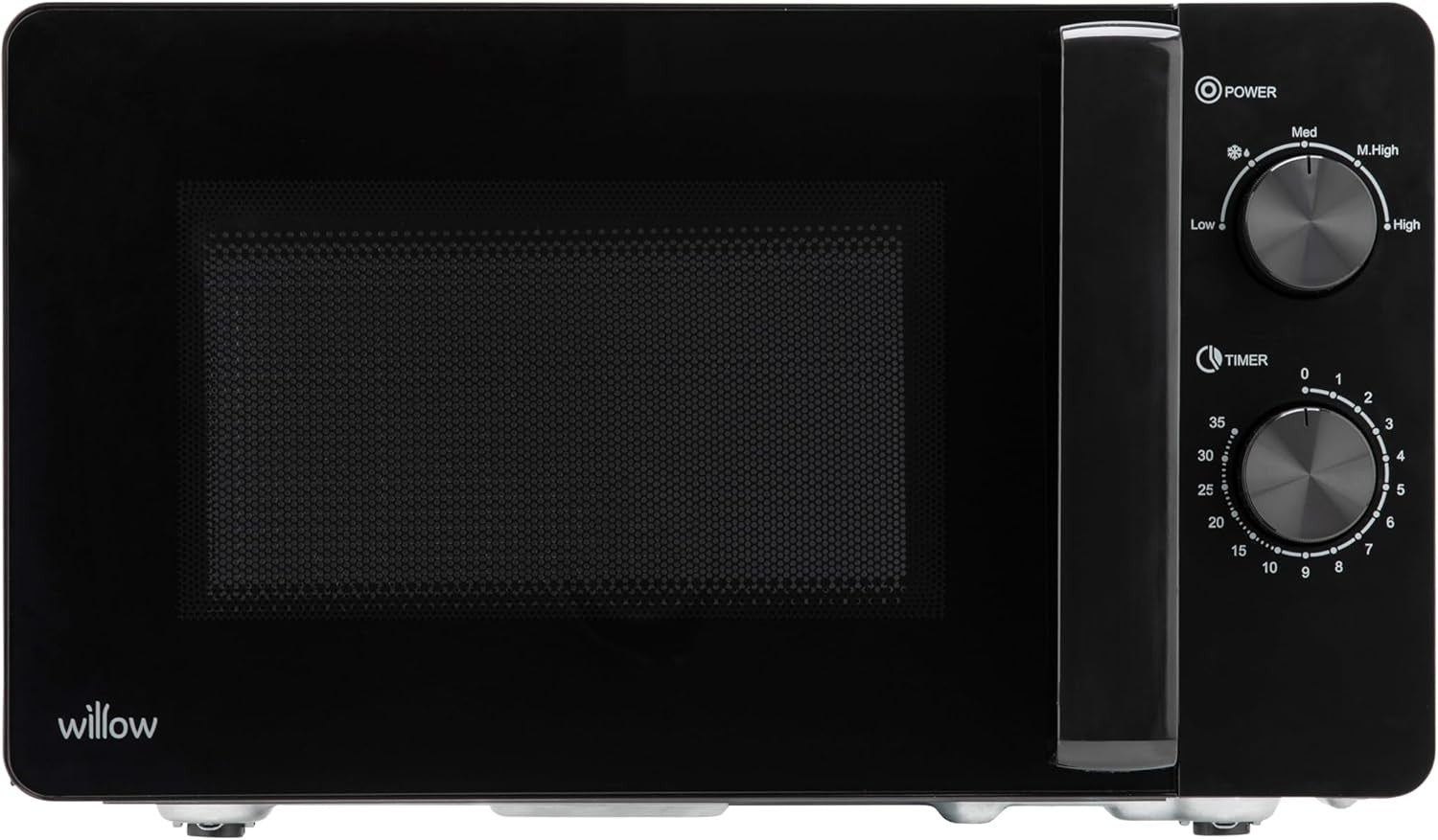 20L 800W Manual Microwave Oven 5 Power Levels Defrost Kitchen