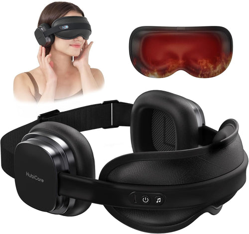 Noise Cancelling Heated Eye Mask Bluetooth Sleep Focus Aid