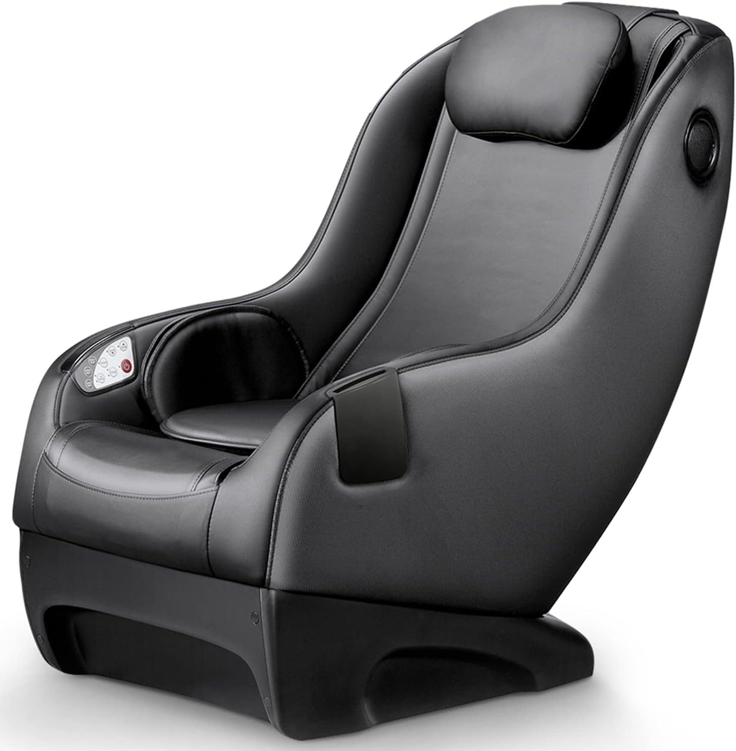 Shiatsu Massage Chair 3D Speakers L-Track Kneading Air Pressure Relax Black