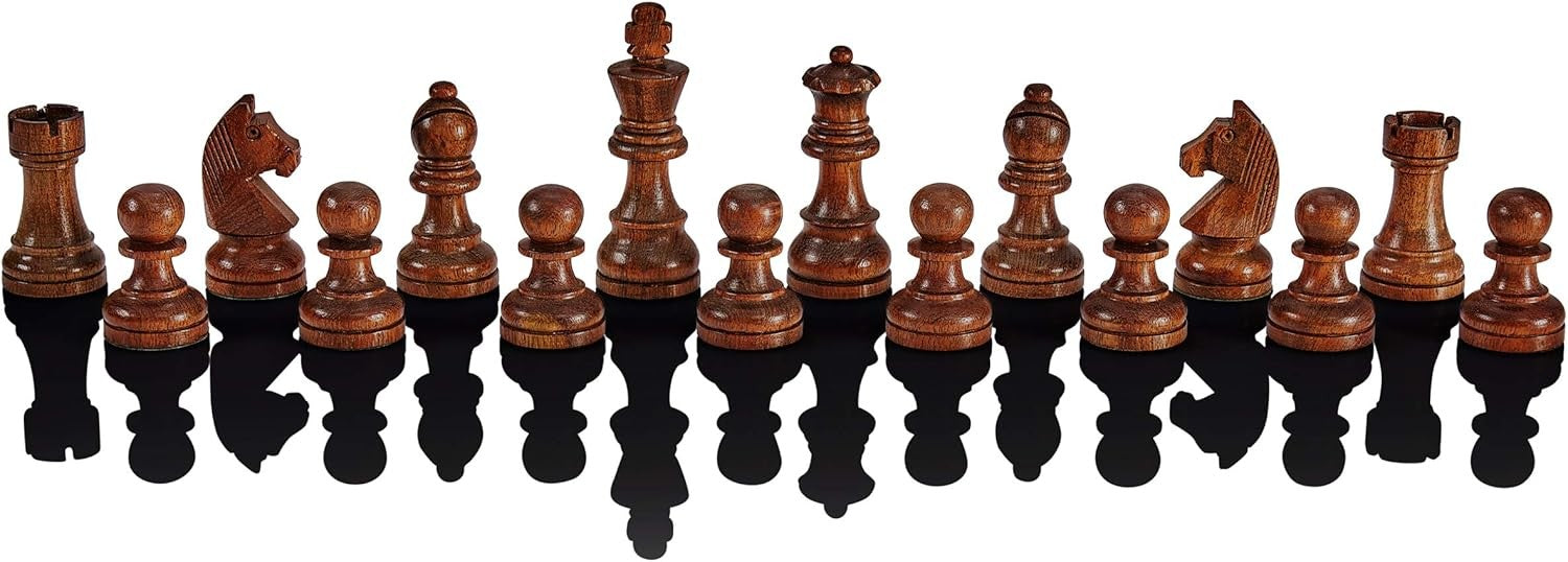 Luxury Wooden Electronic Chess Board with Piece Recognition & LED Indicators