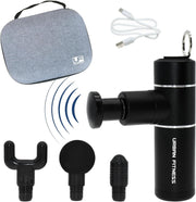 Mini Deep Tissue Massage Gun Portable Cordless Muscle Massager with Case