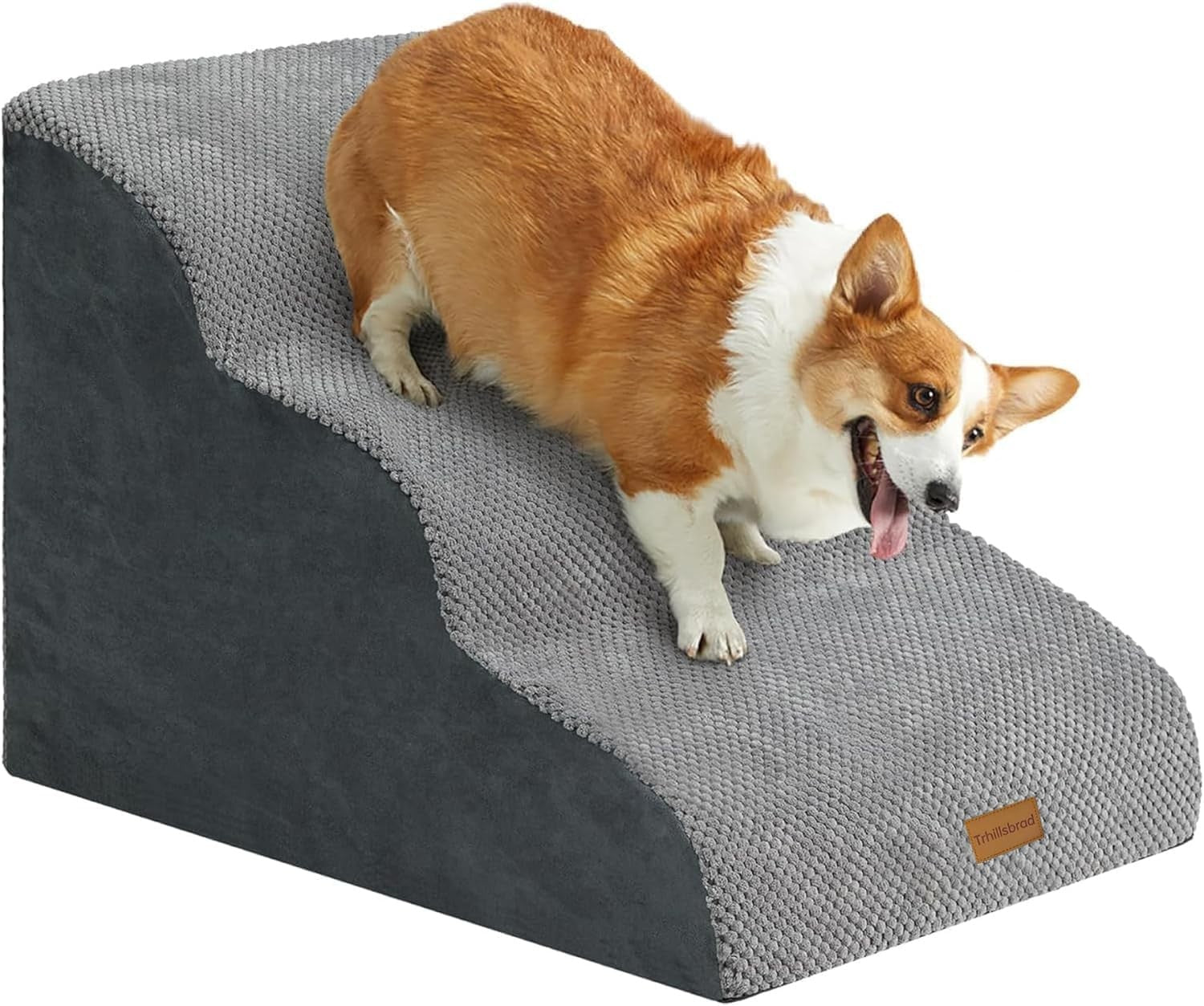 3 Step Dog Stairs Non Slip Pet Steps 60x40x40cm