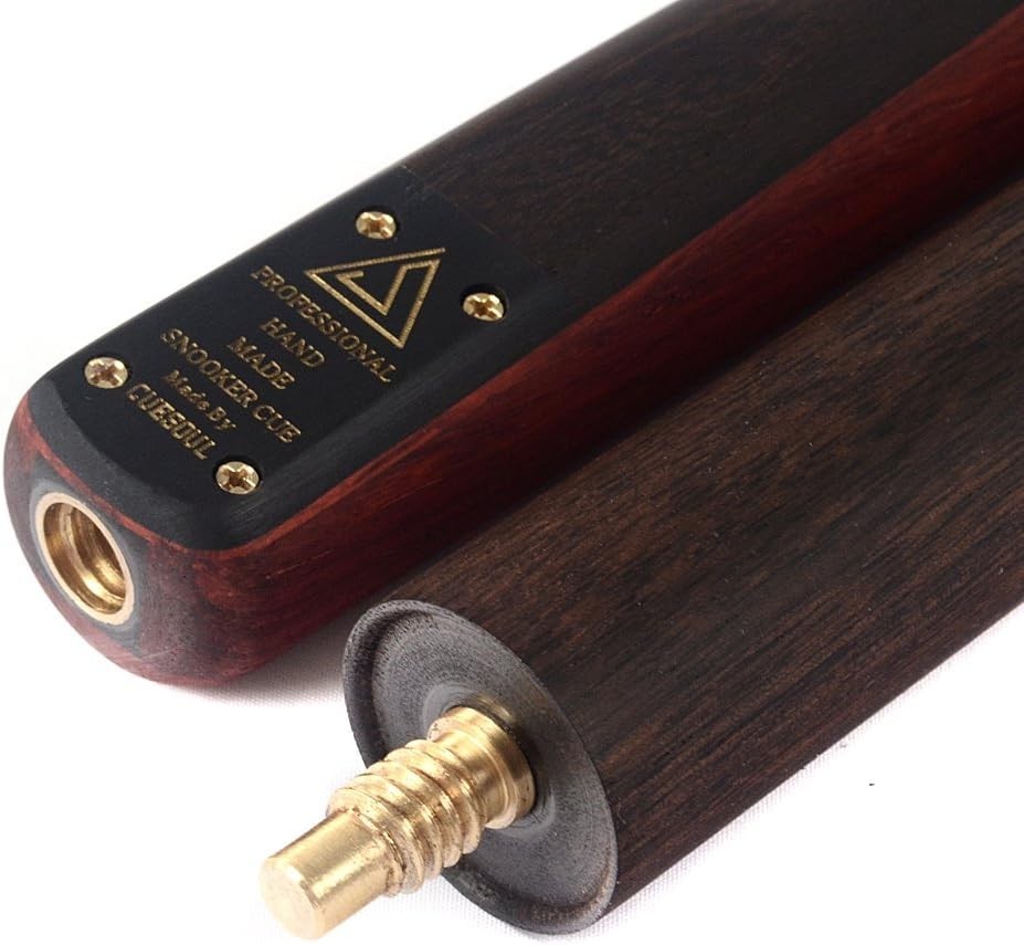 57" 3/4 Joint Snooker Pool Cue 18oz 9.5mm Tip Extensions Case Set