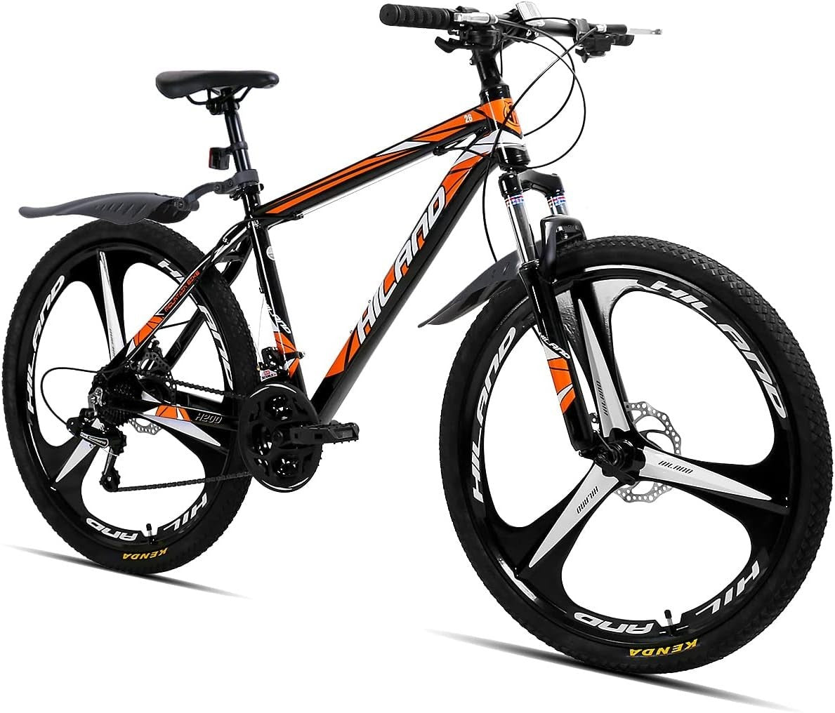 26" Mountain Bike 21-Speed Disc Brake Aluminum Frame MTB for Men & Women