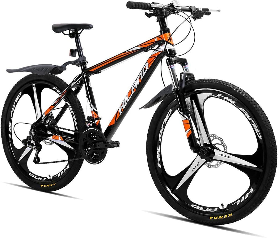 26" Mountain Bike 21-Speed Disc Brake Aluminum Frame MTB for Men & Women