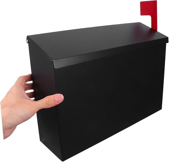 Wall Mounted Stainless Steel Mailbox Outdoor Weatherproof Large Capacity