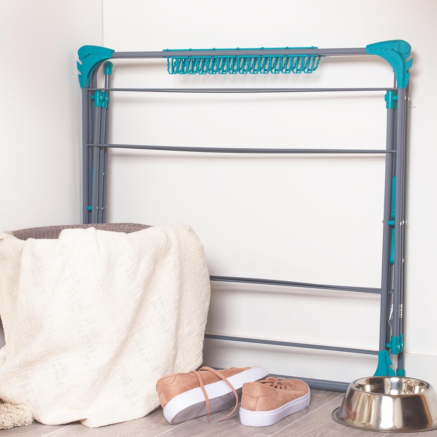 XL Foldable Clothes Airer Large Drying Rack 19m Space Indoor Laundry Horse
