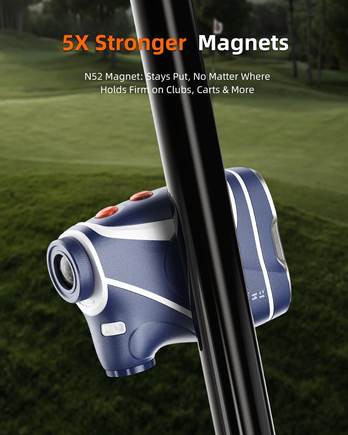 Golf Laser Rangefinder 1200 Yards Slope On Off Red Display Magnet