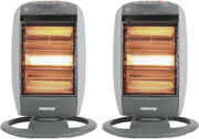 Portable 1200W Halogen Heater with Oscillation & 3 Heat Settings – Instant Home