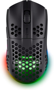 Ultralight Wireless Gaming Mouse 75g 80H RGB 4800 DPI Black