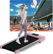 Under Desk Walking Pad Treadmill 6km/h Quiet App Control 159kg Home Gym