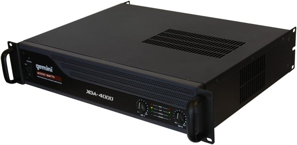 XGA-4000 2x350W Class AB DJ Amplifier Rack Mount Powered Mixer