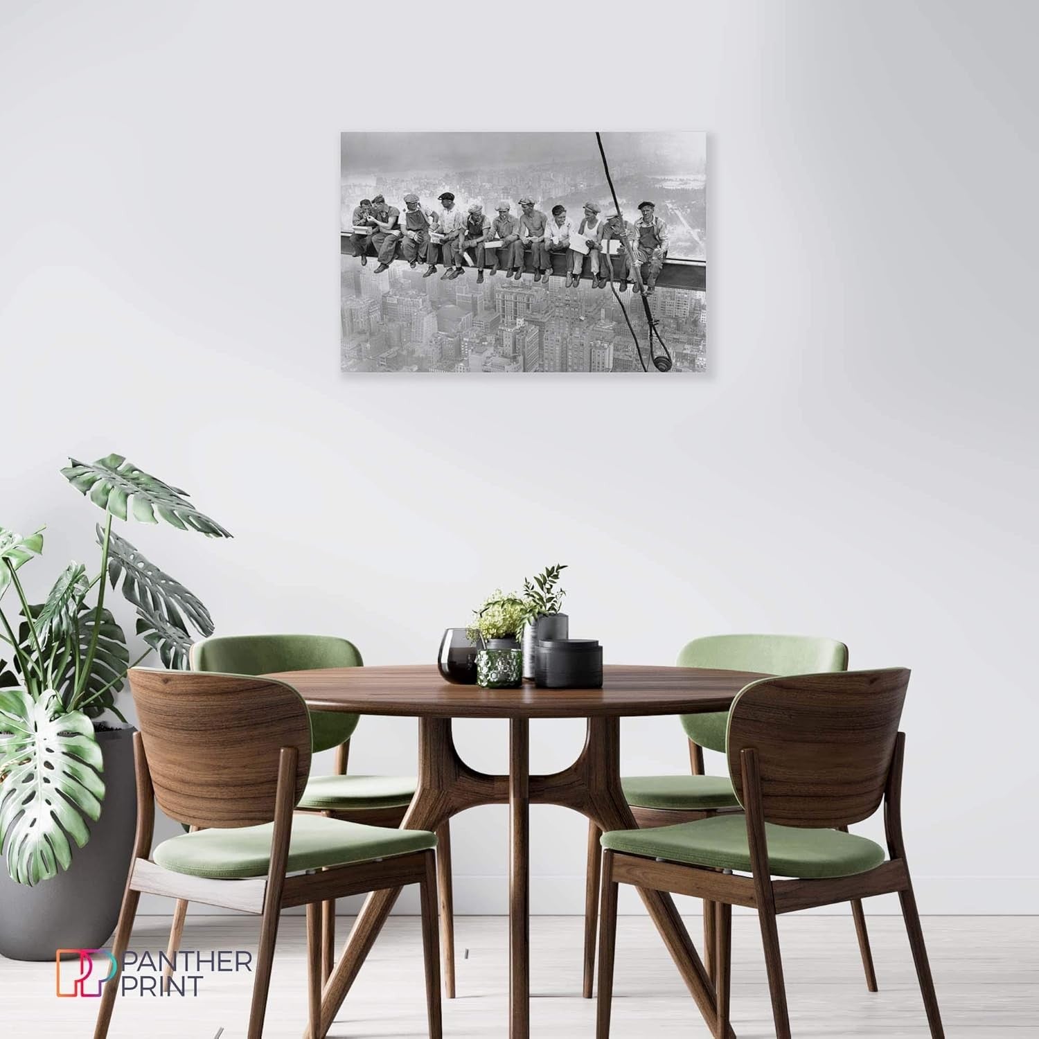 Panther Canvas Wall Art 30x20 Framed Modern Print