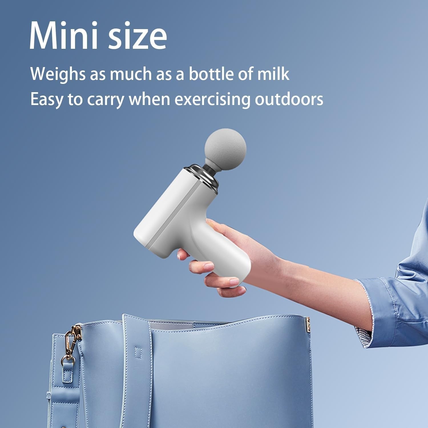 Mini Deep Tissue Massage Gun Quiet Handheld Muscle Relaxer for Neck Back