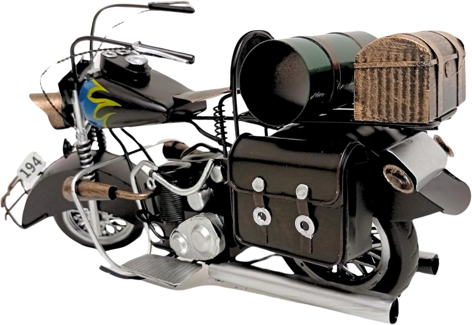 Vintage Motorcycle Model with Authentic Details & Classic Display Gift