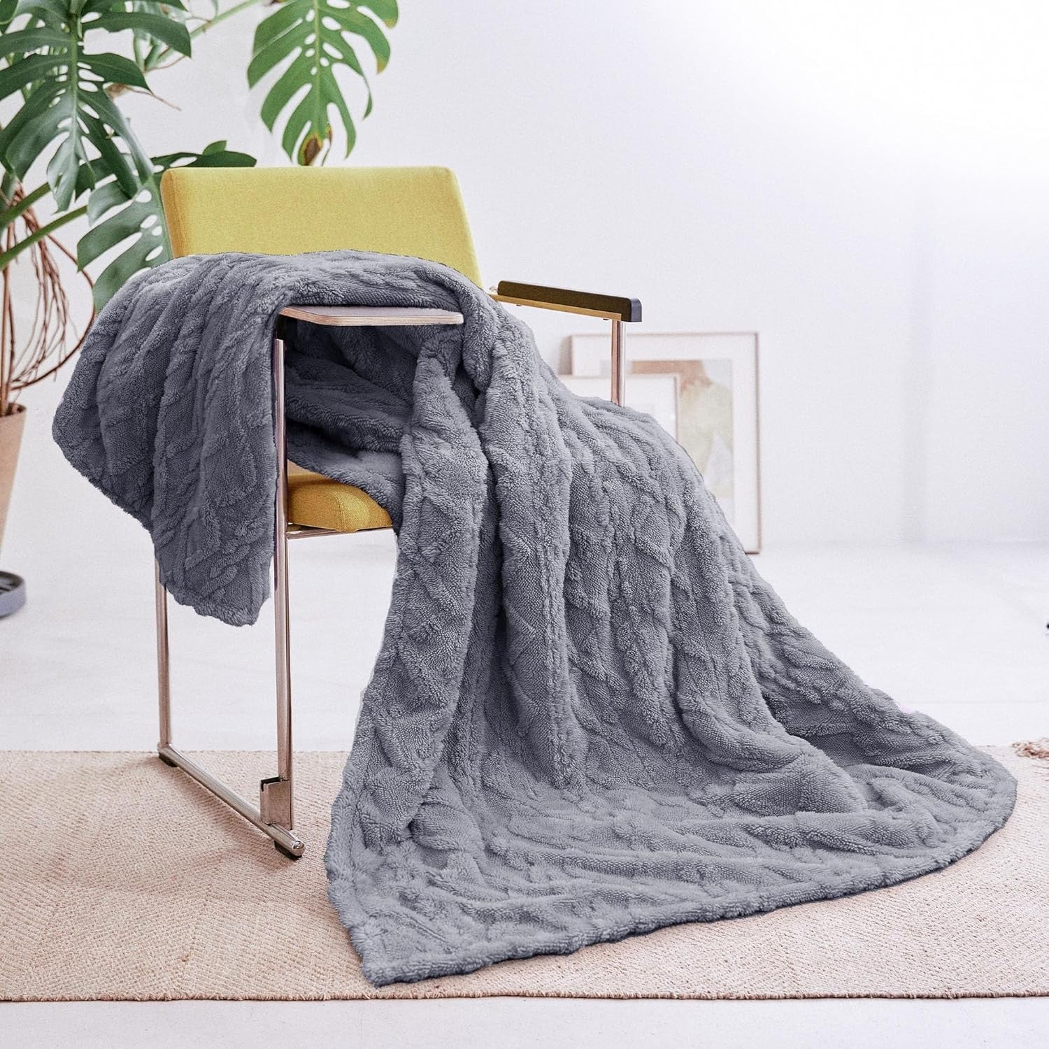 Electric Heated Throw Blanket Soft Large 9 Heat Levels Washable 130x160cm