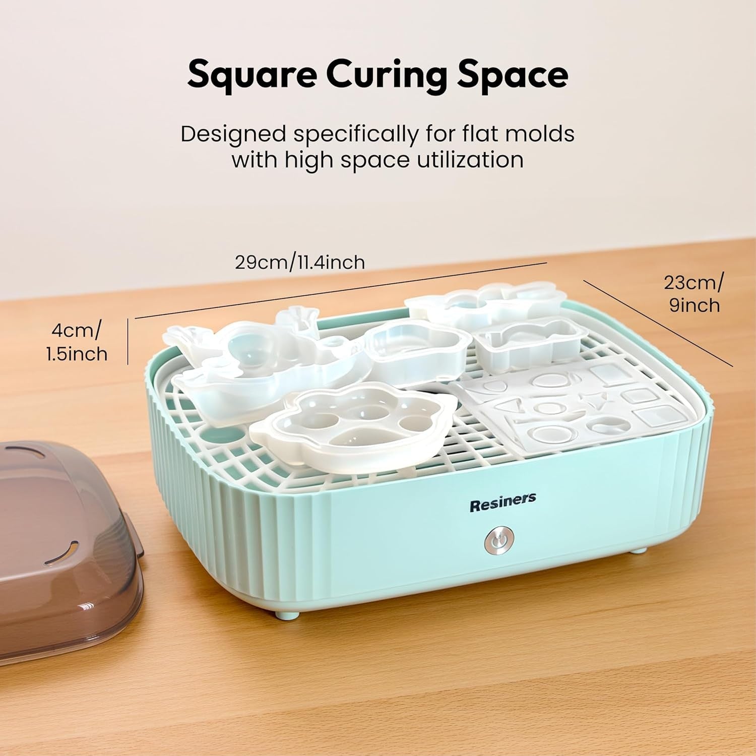 Resin Curing Machine Auto Cure Air Station UV Free Epoxy Craft Dryer