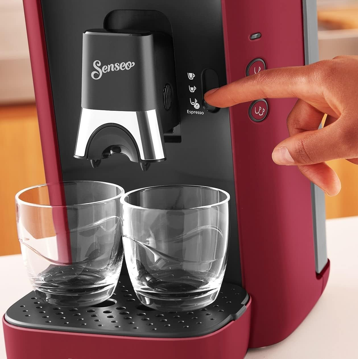 Espresso Coffee Pod Machine | 1.2L Tank | 1450W Energy Saver