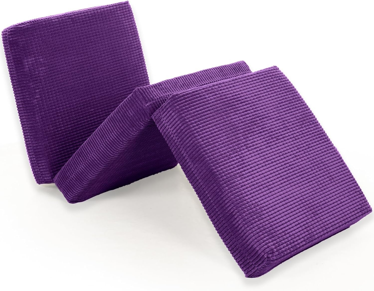 Z Bed Chair Futon Mattress Purple Fold Out Single Sofa Bed Footstool Seat