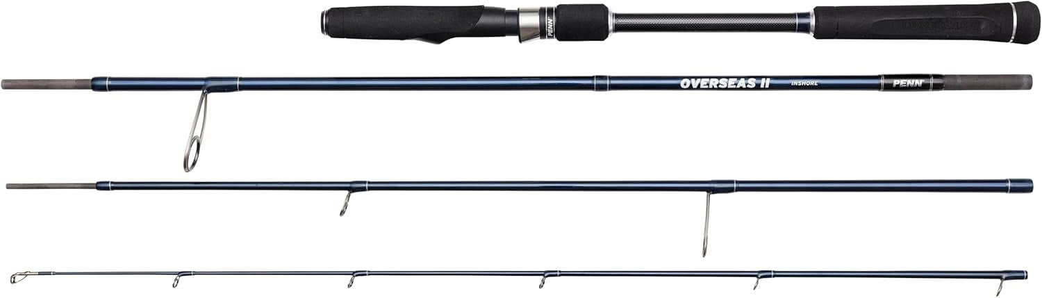 4pc Carbon Spinning Rod 2.10m 10-30g Sea Fishing Travel Rod