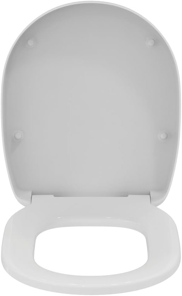 Concept Round Wrapover Toilet Seat White Gloss Soft Close Quick Release