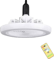 LED Ceiling Fan Light, 3 Speeds, 3 Color Modes, White