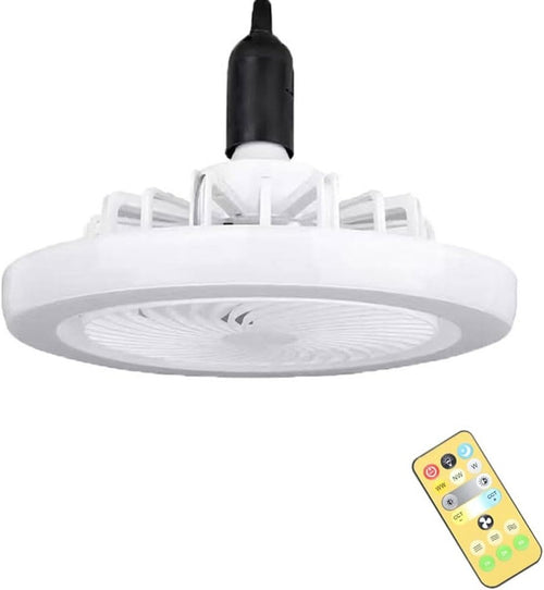 LED Ceiling Fan Light, 3 Speeds, 3 Color Modes, White