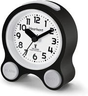 White Talking Dementia Alarm Clock Large Numbers Voice Time Announce