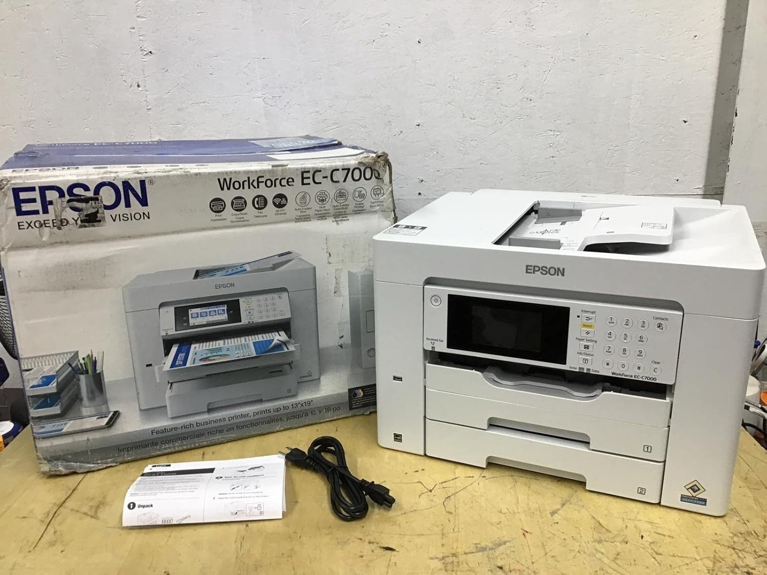 White Colour A3 Laser All-in-One Printer Wi-Fi Duplex Copy Scan