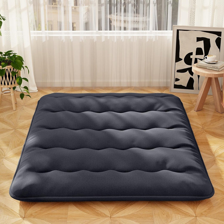 10cm Thick Japanese Floor Mattress King Size Foldable Tatami Futon Sleeping Pad