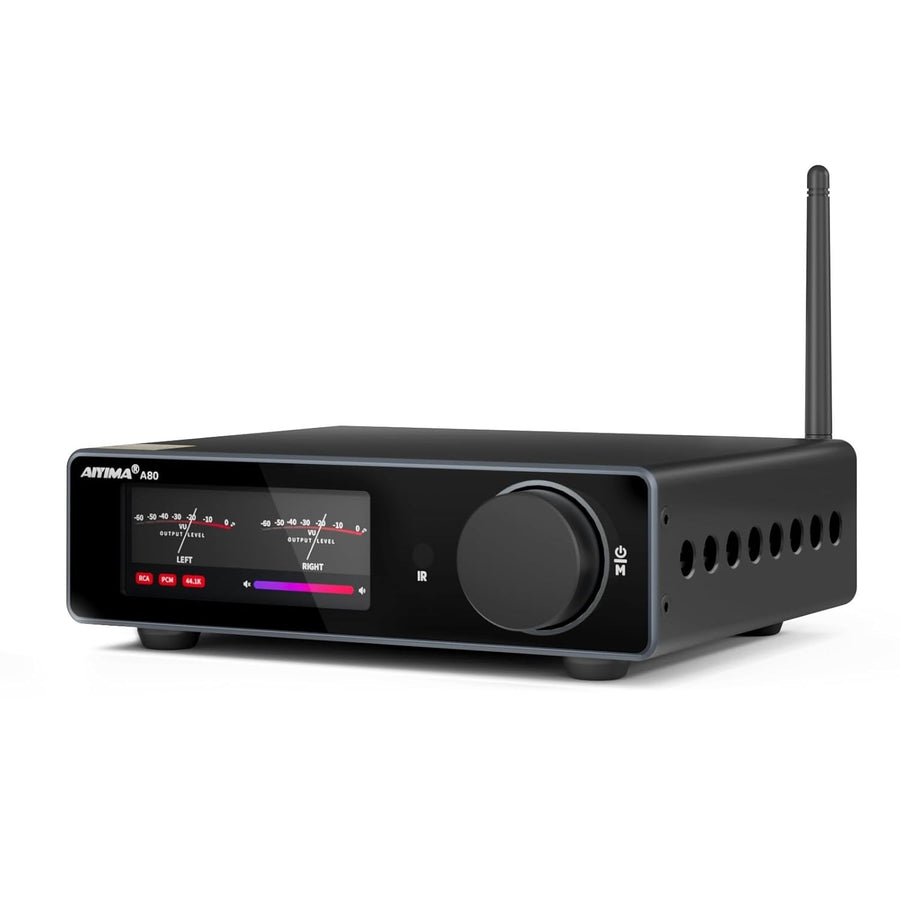 300W x2 HiFi DAC Amplifier Bluetooth 5.1 USB Optical 48V